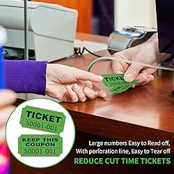 L LIKED Raffle Tickets Double Rolls 1000 per Roll