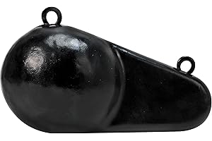 Extreme Max 3006.6619 Coated Keel-Style Downrigger Weight - 6 lbs.,Black