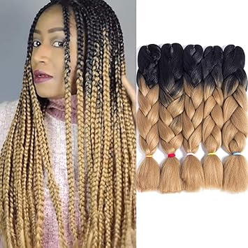 2t Black Light Brown Dorsanee Jumbo Braid High Temperature