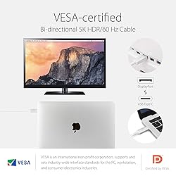 Moshi USB C to DisplayPort Cable 1.5m/5ft, Support