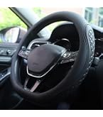 thumbnail image 2 of West Llama D-Shaped Steering Wheel Cover For Nissan Rogue, Altima, Kicks - Black Standard Size 2 of 14