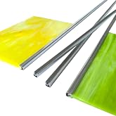 9/32&rdquo; Zinc U Channel Came 36 Feet (3ft x 12 Strips) for Stained Glass Medium Window Framing, Easy-to-Solder Zinc Alloy Came