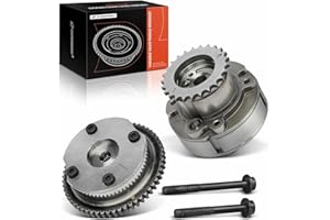 A-Premium 2-PC Exhaust & Intake Engine Variable Valve Timing (VVT) Sprocket Gear Camshaft Adjuster Compatible with Ford F-150