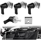 LDJXDADI Saddlebag Lever Lock Fastener Bolt Nut Mounting Security Hardware Theft Deterrent System Twist Block Compatible with Touring Road Street Glide Ultra Electra Road King Softail
