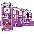 RYSE Fuel Energy Drink - Kool-Aid Grape - Sugar Free, Gluten Free & Vegan - 200mg Natural Caffeine, Taurine & Choline for Focus & Energy - No Artificial Colors - 16 fl oz Cans (12-Pack)