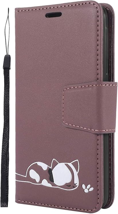 Amazon Co Jp Huawei Nova Lite 3 ケース 手帳型 Huawei Nova Lite 3 財布型 カバー カード収納 スタンド機能 レザー ケース 手帳 かわいい 猫 全面保護カバー Huawei Nova Lite 3 コーヒー色 家電 カメラ