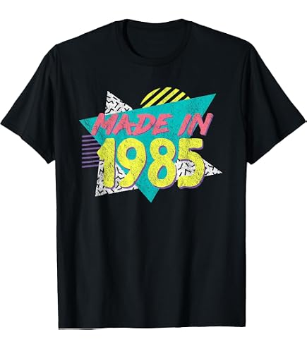 Amazon.com: 1985 Vintage Shirt Birthday Gift T-Shirt Retro Style T