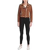 Levi's Women's Faux Leather Belted Motorcycle Jacket (Standard & Plus Sizes)