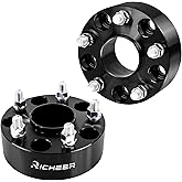 Richeer 2PCS 2'' 5x4.75 Wheel Spacers for Camaro Corvette Eldorado Sonoma Jimmy Firebird S10, Hubcentric 5x120.65mm with 12x1.5 Studs & 70.5mm Center Bore(Don't fit S10 Front hub of 2WD Models)