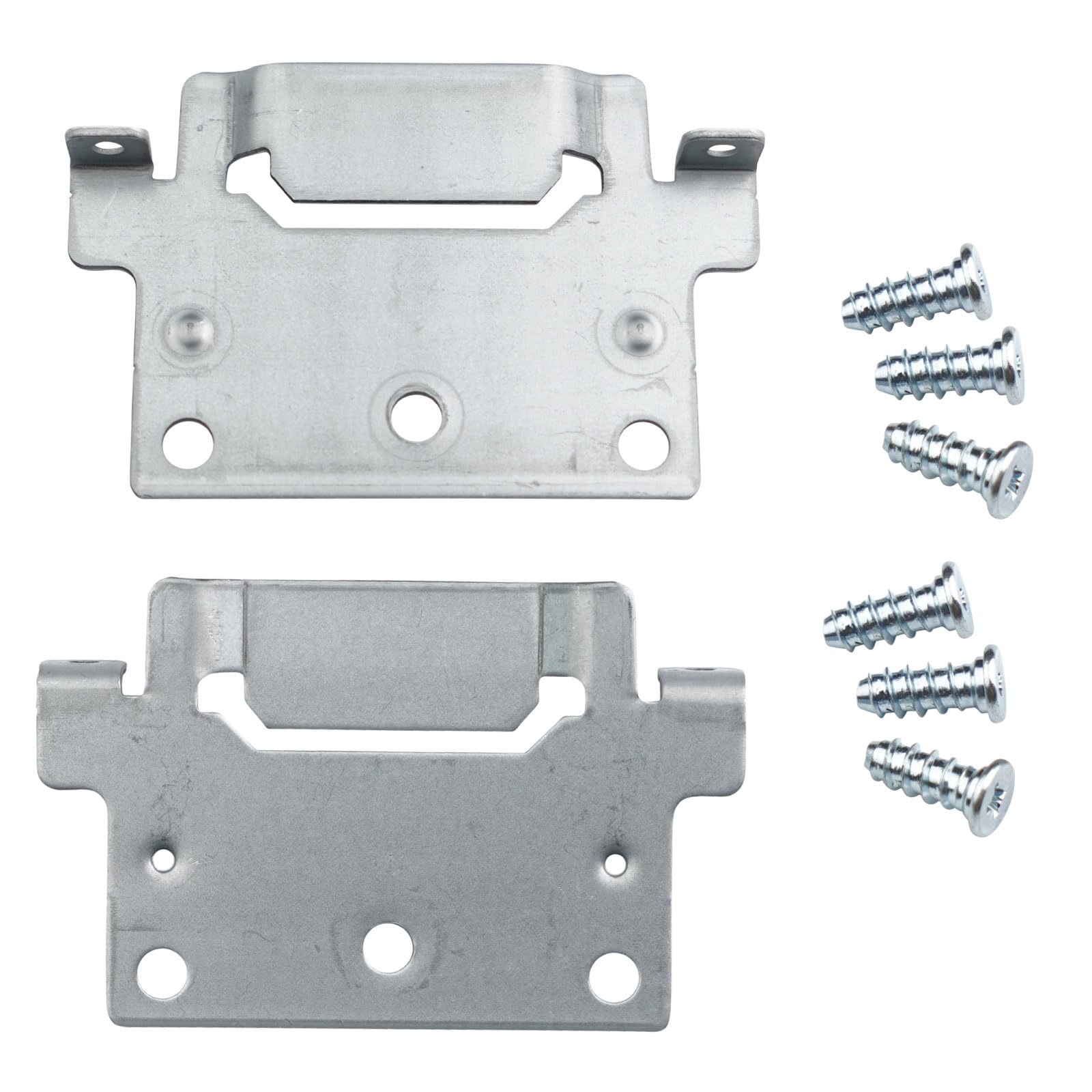 Mounting Plate Bed Fitting 116791 Suitable as Replacement Part for Ikea Hemnes Bed Centre Bar Skorva (2 Pieces + 6 Screws)