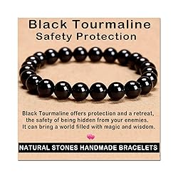 AD Beads Handmade Gemstone Stretch Elastic Bracelet