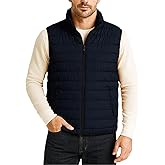 Bass Creek Outfitters Mens Puffer Vest - Down Alternative Water Resistant Packable Outerwear Zip Pockets Warm Versatile Layer