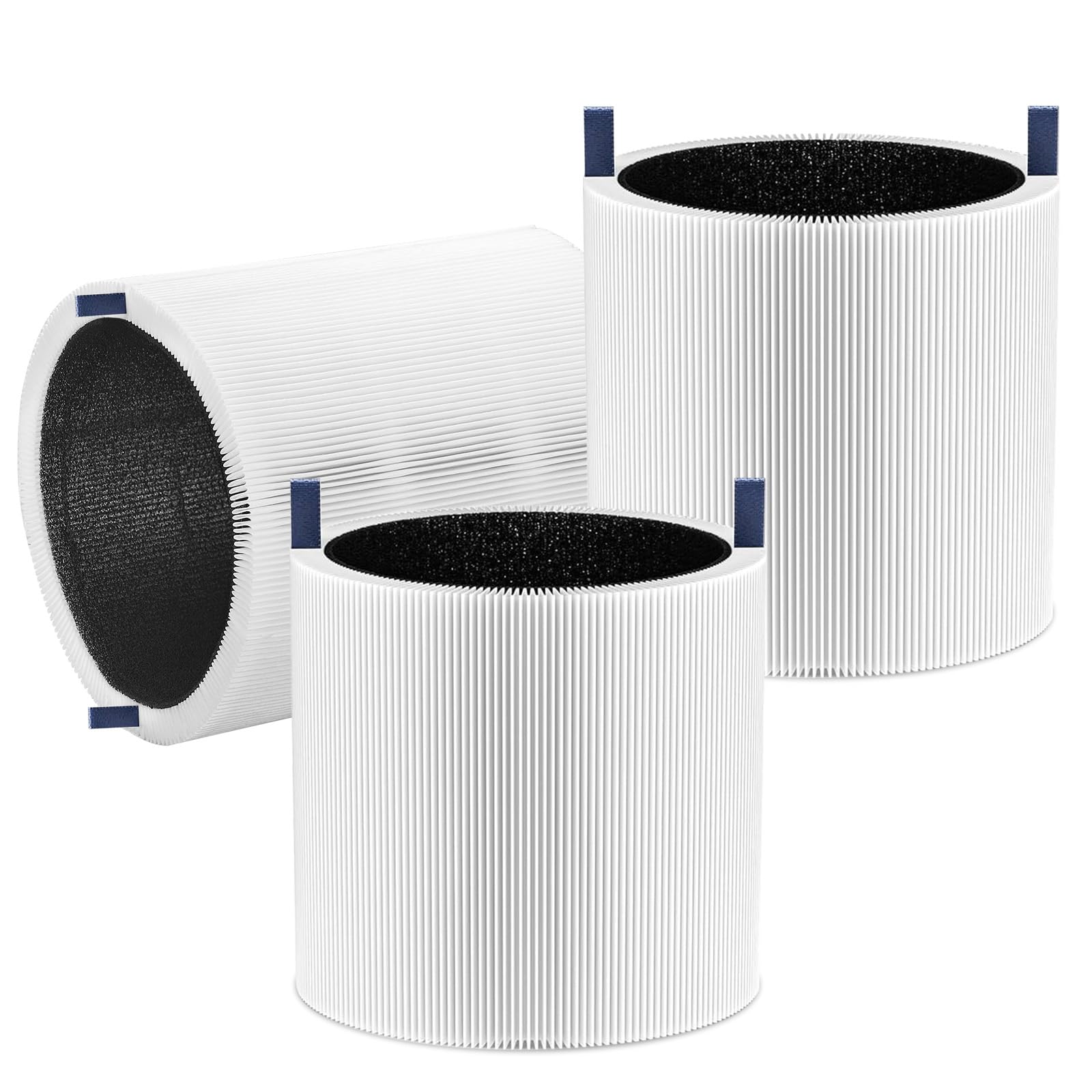 Photo 1 of 3 Pack Blue Pure 511 Replacement Filter for Blue Pure 511 Air Filter, True High-Efficiency Filters, Activated Carbon Filter 511 Replacement Filter for Home Large Room