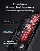 MiLESEEY 120M Laser Measure, 229ft Digital Tape Measure with Auto Angle view 3