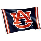 Desert Cactus Auburn University AU Flag - 3 x 5 Feet Tigers Banner, Indoor/Outdoor Durable Fabric, 100% Polyester Design (Style E)