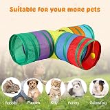 HYLYUN Bunny Tunnels Collapsible 3 Way Hideout Small Animal Tunnel view 6