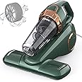 Dibea Handheld Bed Vacuum Cleaner Machine, Mattress Vacuum Cleaner with 15KPa Suction, UV Light, Washable HEPA Filter for Deep Clean Fur, Hair, Dust on Sofa, Couch, Carpet and Fabric