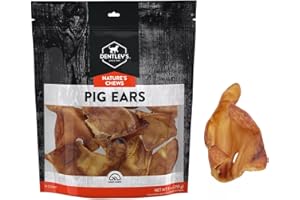 DENTLEY'S Nature's Chews Full Pig Ear Dog Chews