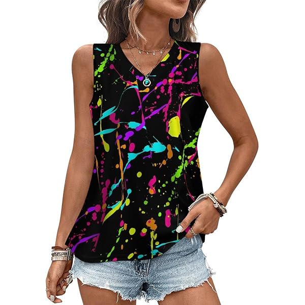 トップス CANVAS NEON VEST Neon Vest Tops - Glowtopia
