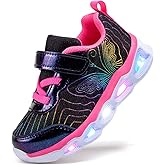 SINOSKY Toddler Girls Led Shoes Kids Light Up Sneakers