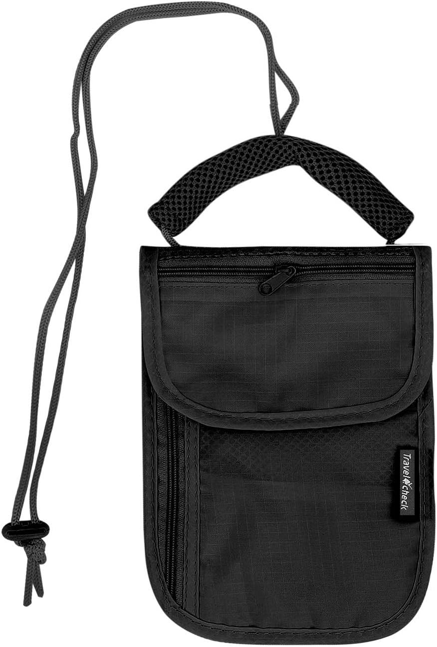 ClobeauTravel Wallets Neck Wallet Passport Wallets Holder Cell Phone Purse Pouch Bags