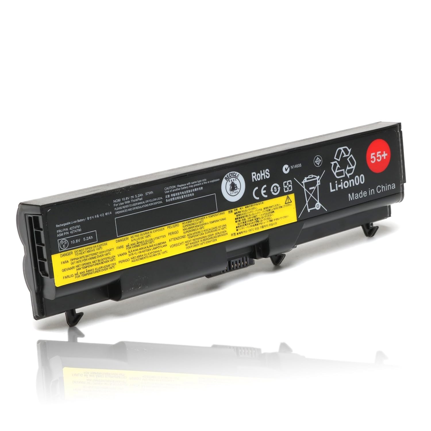 Amazon.com: SiKER 55++ SL410 Laptop Battery for Lenovo ThinkPad E40 E50  L410 L420 L510 L520 L412 SL510 T410 T510 T520 W510 E420 E425 E520 E525:  Computers & ...