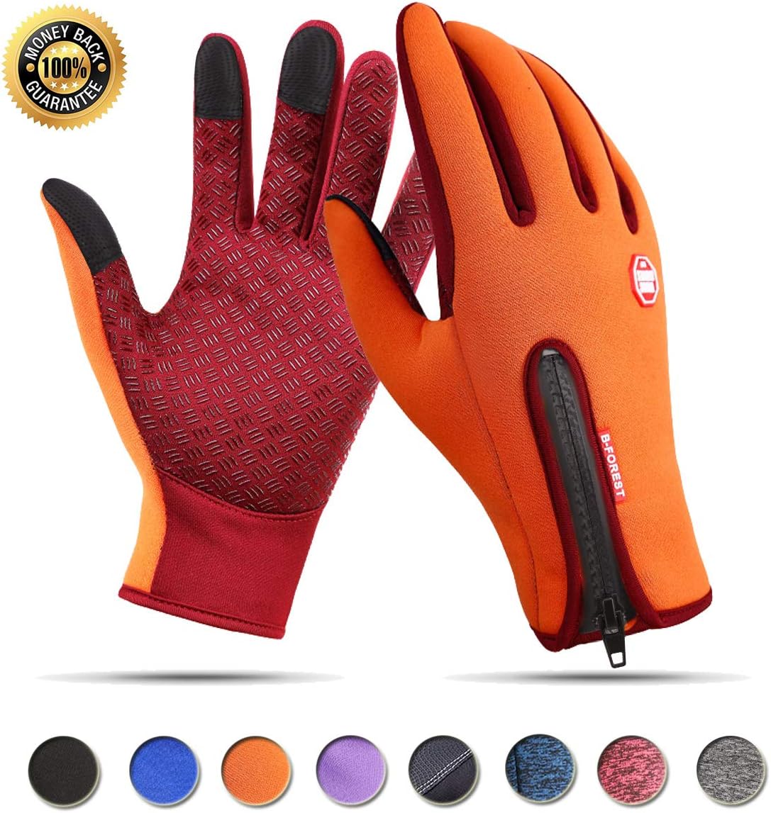 Achiou Touchscreen Winter Gloves for Warm iPhone iPad Bicycling Cycling Driving Anti-Slip Gloves Running Hiking Climbing Skiing Outdoor Sports for Men Women