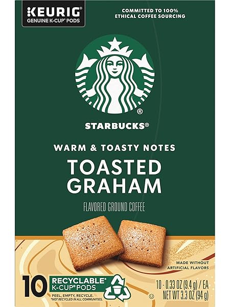 STARBUCKS TOASTED GRAHAM FLAVORED MEDIUM ROAST K-CUP