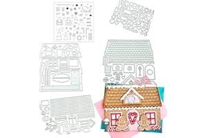 SCDMMIMI Die Cuts for Card Making House Pattern Mold Decoration Scrapbook Paper Craft Knife Mould Blade Punch Stencils