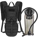 Unigear Tactical Hydration Packs Backpack 1050D with 3L Water Bladder, Thermal Insulation Pack Keeps Liquid Cool up to 4 Hour