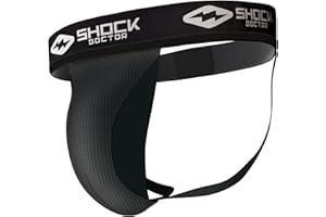 Shock Doctor Unisex-Adult Core Supporter with Cup PocketCore Supporter with Cup Pocket