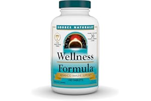 Source Naturals Wellness Formula Bio-Aligned Vitamins & Herbal Defense - Immune System Support Supplement & Immunity Booster* - 180 Tablets