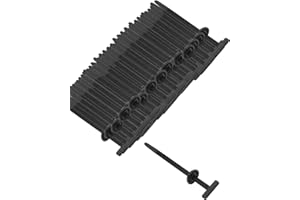 100 PCS | Nylon Universal Cable Tie Buckle | Heavy Duty Self-Locking Zip Tie Clip | Car Bumper Zipper Clips Ties | Ziptie Hol