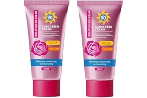Rose Multi-Effect Repair Isolation BB Cream SPF 90 PA+++ UVA UVB Protection Moisturizing Brightening Nourishing Sunscreen for
