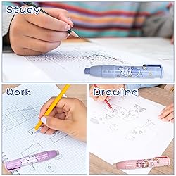 Cute Pencil Erasers, Kids Retractable Erasers with
