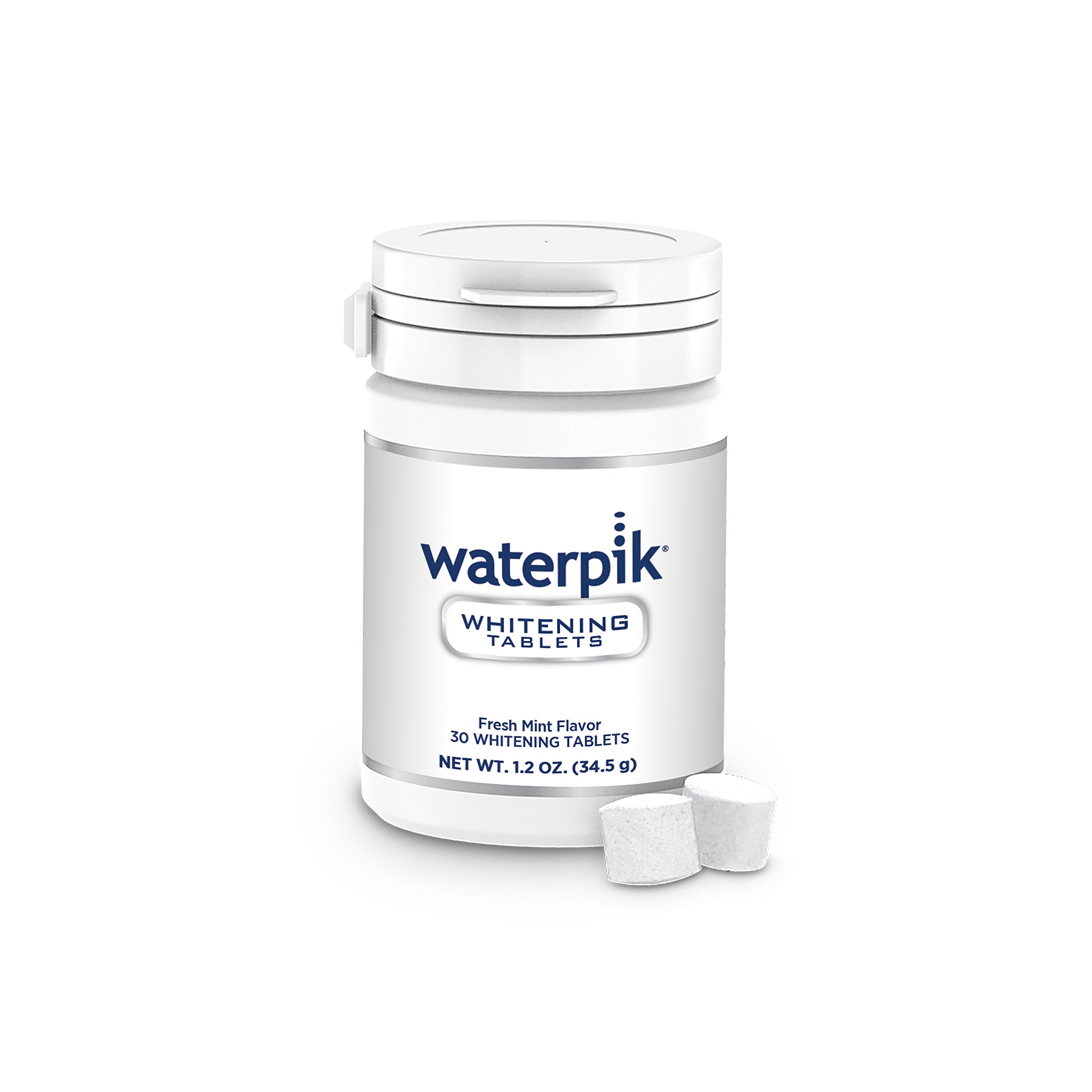 Waterpik Whitening Water Flosser Refill Tablets, Teeth Whitening Tablets for Use with Waterpik Whitening Flosser, Mint Flavour, Pack of 30 Tablets (WT-30UK)