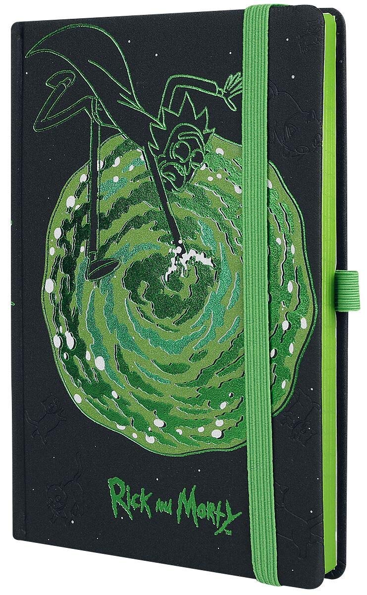 Rick and Morty Premium A5 Notebook - Multicoloured
