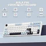 AULA F99 Mechanical Gaming Keyboard Bluetooth 5.0 2.4GHz USB-C Hot-Swappable view 2
