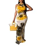 IyMoo Women's Bohemian Floral Printed Sleeveless