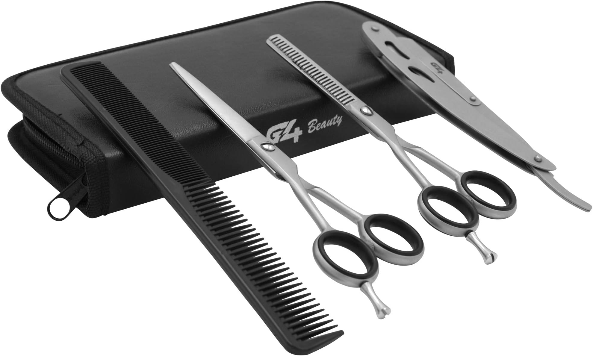 5.5 Inch Left-handed Professional Hair Scissors Straight & Thinning Barber Shears