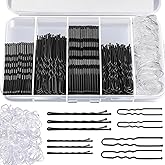 Watelife 300pcs Bobby Pins Hair Pins Kit,Hair Pins for Buns 2inch 2.36inch, Bobby Pins for Women and girl 2inch, 2.75inch,U S