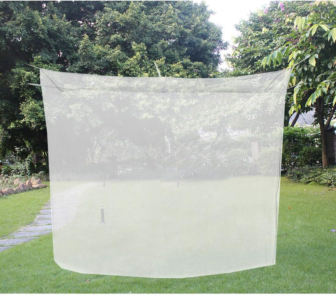 KRATARC Mosquito Netting Canopy Net Mesh for Single Bed Compact and Lightweight Camping Hiking Climbing Outdoor (White): Sports & Outdoors