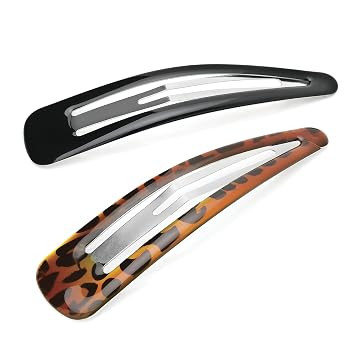 Buy Pair Of Large Black And Tort Hair Clips Snap Bendies Sleepies