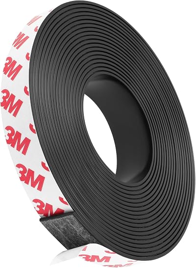 flintronic Magnetic Tape 2m 15mm Self Adhesive Strips for Windows Doors