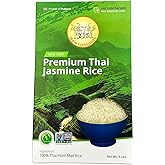 5 Pounds (LBS) Premium Thai Hom Mali Jasmine Rice | Endorsed By Pro Chefs | Four Elephants Brand | DIY Friendly Cooking Instructions Packaging