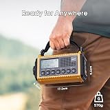 ROCAM Wind Up Solar Radio DAB/FM with 5000mAh Power Bank, SOS Light view 8