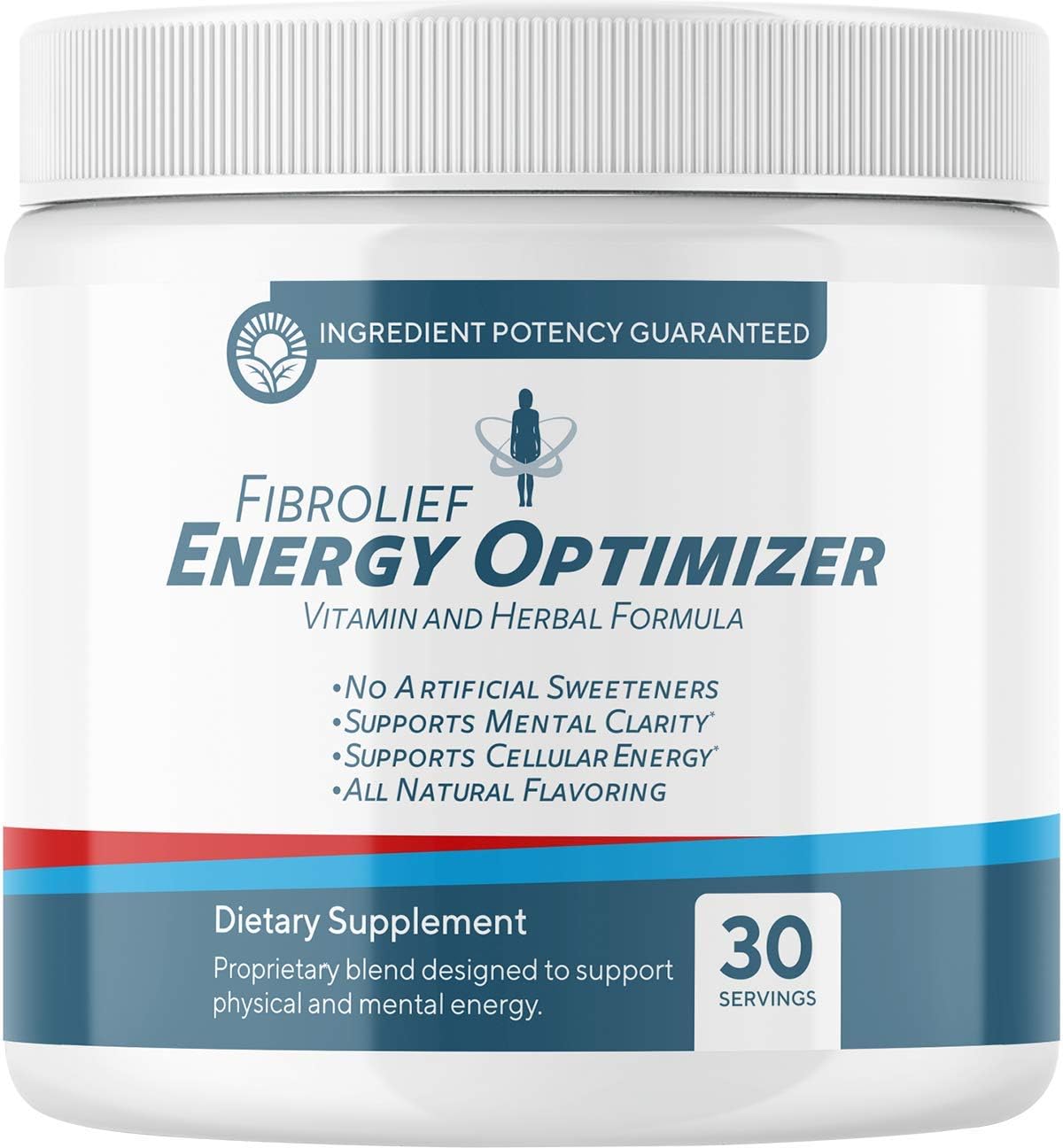 Fibrolief: Energy Optimizer - Vitamin and Herbal Supplement Powder - 1-Month Supply - Supports Physical and Mental Energy - No Artificial Sweeteners - All-Natural Flavoring - Absorbs Fast: Health & Personal Care