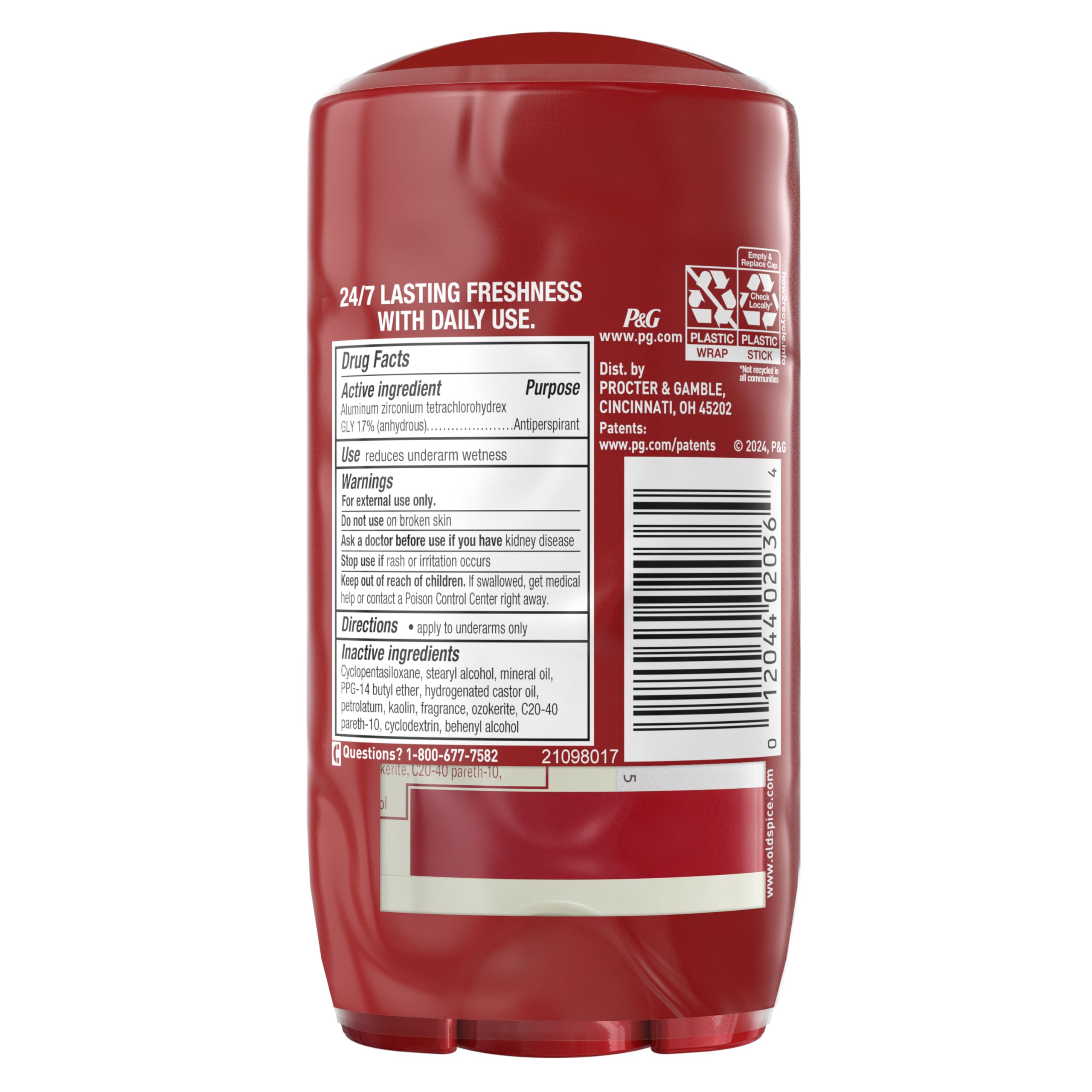 Old Spice Dry Feel Antiperspirant Deodorant for Men, 24/7 Freshness, 24/7 Sweat & Odor Protection, Gentle on Skin with Skin Conditioners, Fiji with Palm Tree + Coconut Scent, 2.6 oz (Pack of 2)