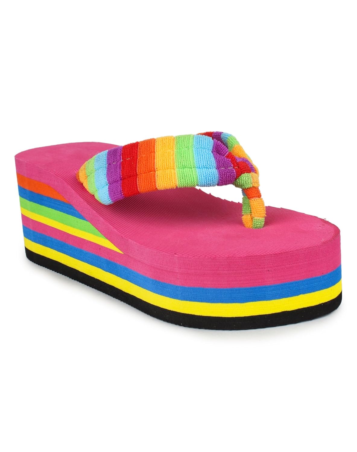 do bhai women's synthetic flip flops