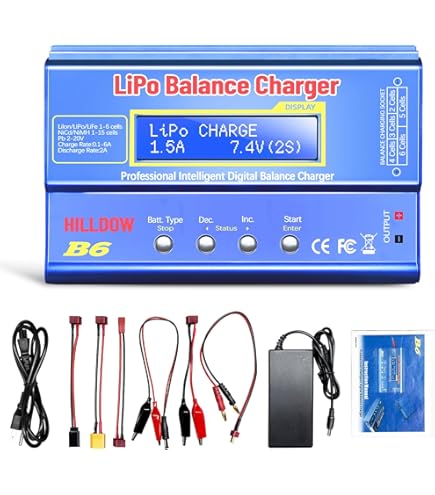 Amazon.com: BGUAD CQ3 100Wx4/10Ax4 RC LiPo Charger Discharger 4CH